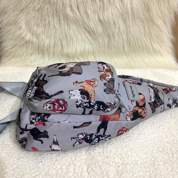 VERA BRADLEY Retired Convertible Reactive Sling Backpack BEST IN SHOW Dogs - Picture 12 of 16